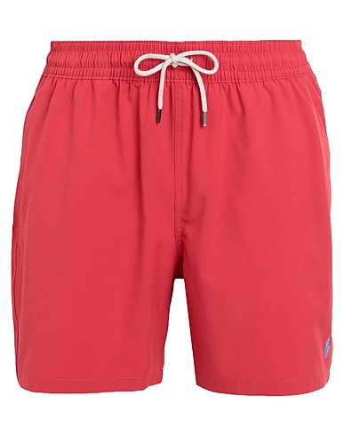 POLO RALPH LAUREN Boxer mare 5.5-INCH TRAVELER SWIM TRUNK Mattone 90% Poliestere riciclato, 10% Elastan