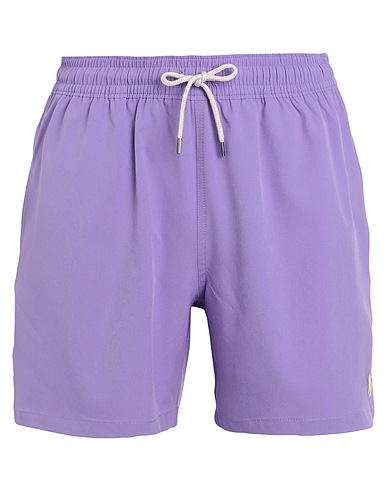 POLO RALPH LAUREN Boxer mare 5.5-INCH TRAVELER SWIM TRUNK Malva 90% Poliestere riciclato, 10% Elastan