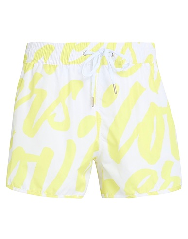 LIU •JO MAN Swim shorts Yellow 100% Polyester