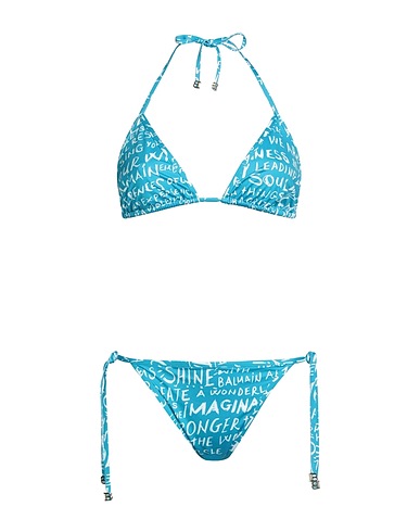 BALMAIN Bikini Turchese 80% Poliammide, 20% Elastan