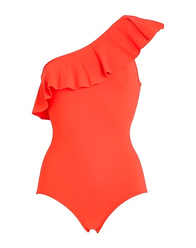 ISABEL MARANT One-piece swimsuits Orange 72% Polyamide, 28% Elastane