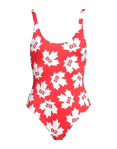 DSQUARED2 One-piece swimsuits BEACHWEAR Red 80% Polyamide, 20% Elastane