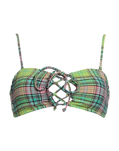 GANNI Bikini Green 48% Recycled polyester, 42% Polyamide, 10% Elastane