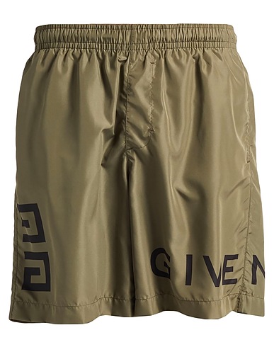 GIVENCHY Boxer mare Verde militare 100% Poliestere