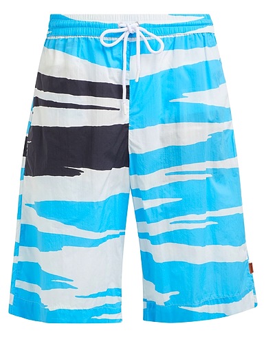 MISSONI Swim shorts Azure 100% Cotton