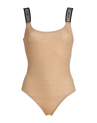 MOSCHINO Costume intero Oro 64% Poliammide, 36% Fibra di metallo