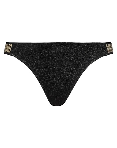 MOSCHINO Bikini Nero 64% Poliammide, 36% Fibra di metallo