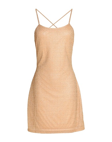 MOSCHINO Cover-up Gold 64% Polyamide, 36% Metal