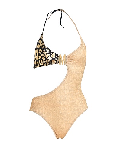MOSCHINO One-piece swimsuits 64% Polyamide, 36% Metallic fiber, Elastane, Polyurethane, Nylon