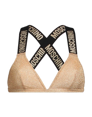 MOSCHINO Bikini Oro 64% Poliammide, 36% Fibra di metallo
