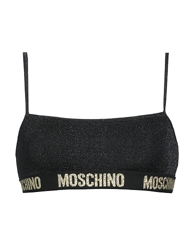 MOSCHINO Hauts de bikini 64% Polyamide, 36% Fibre métallique