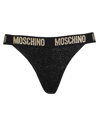 MOSCHINO Bikini Nero 64% Poliammide, 36% Fibra di metallo