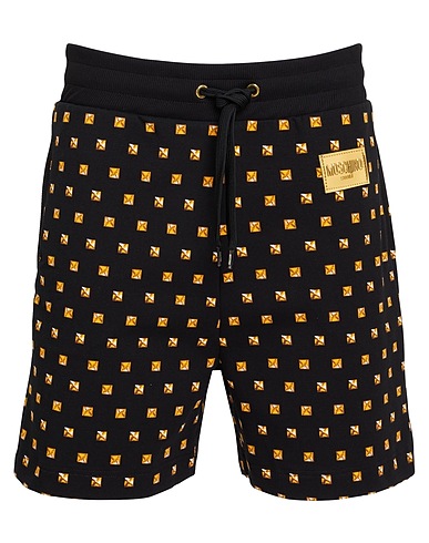 MOSCHINO 水着（ボクサーパンツ） ブラック コットン 95% / ポリウレタン 5%