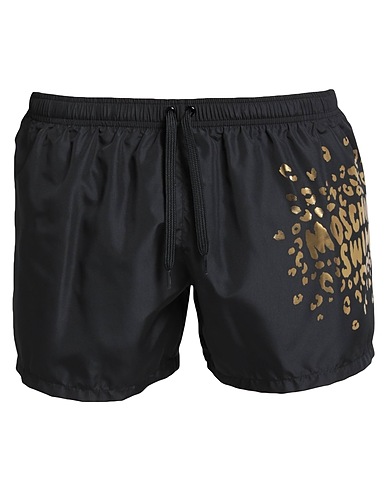 MOSCHINO Swim shorts Black 100% Polyester