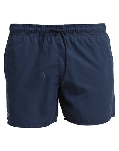 LACOSTE Swim shorts Navy blue 100% Polyester