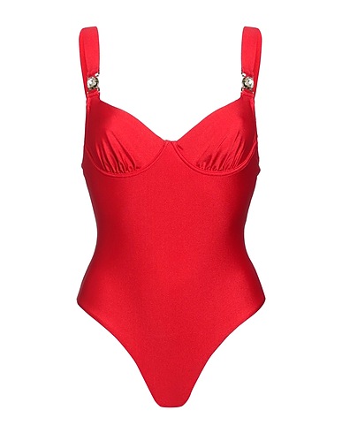 CHIARA FERRAGNI One-piece swimsuits Red 80% Polyamide, 20% Elastane