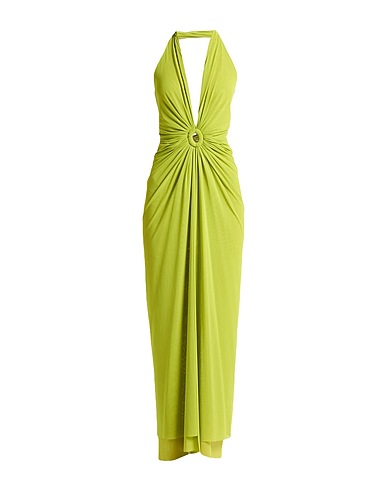 FISICO Elegant dress Lime green 92% Polyamide, 8% Elastane