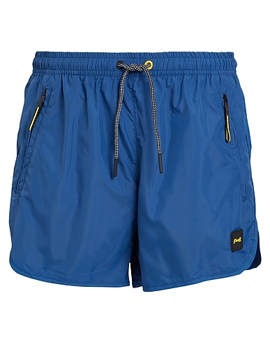 F**K PROJECT Swim shorts Blue 100% Polyester