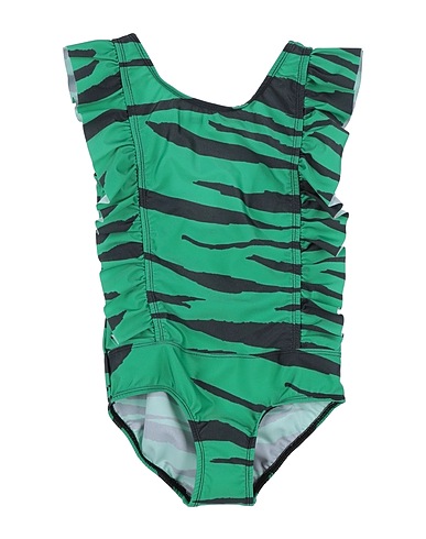 MINI RODINI One-piece swimsuits Green 78% Polyamide, 22% Elastane