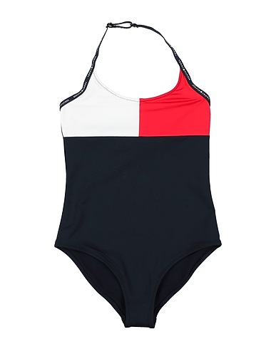 TOMMY HILFIGER One-piece swimsuits Midnight blue 83% Polyamide, 17% Elastane, Polyester