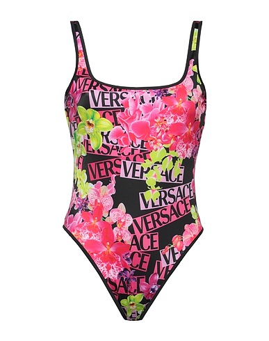 VERSACE One-piece swimsuits Black 78% Polyester, 22% Elastane, Polyamide