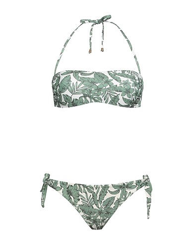 TWINSET Bikini Sage green 87% Polyester, 13% Elastane