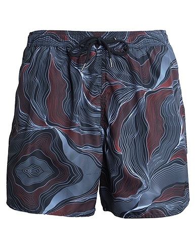 EMPORIO ARMANI Swim shorts Black 100% Polyester