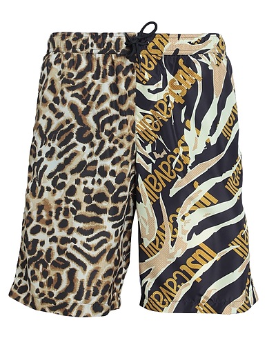 JUST CAVALLI Swim shorts Black 100% Polyester