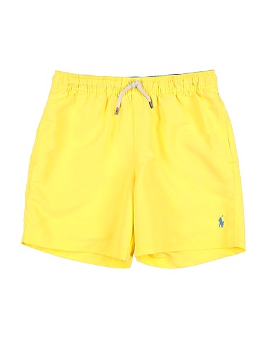 POLO RALPH LAUREN Boxer Traveler Swim Trunk Gelb 100% Recyceltes Polyacryl
