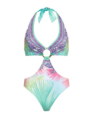 JUST CAVALLI Ολόσωμο μαγιό Πράσινο 82% Πολυεστέρας, 18% Ελαστάνη