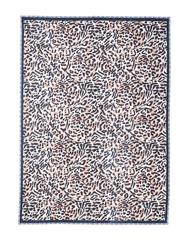 JUST CAVALLI Beach towel Camel 55% Polyester, 45% Cotton