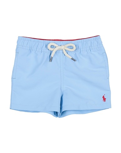 POLO RALPH LAUREN Swim shorts Traveler Swim Trunk
 Sky blue 100% Recycled polyester