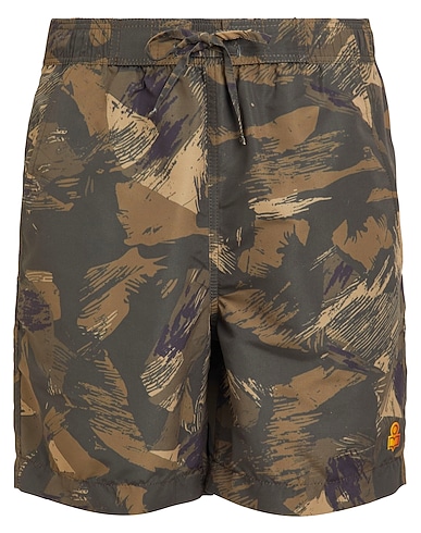 ISABEL MARANT Swim shorts Military green 100% Polyester