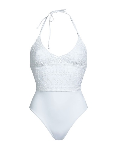 ERMANNO SCERVINO BEACHWEAR One-piece swimsuits White 73% Polyamide, 27% Elastane