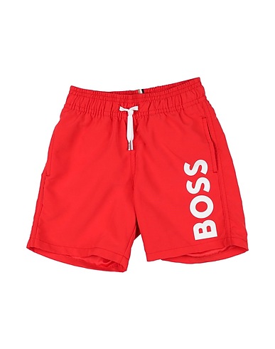 BOSS Swim shorts Red 100% Polyester