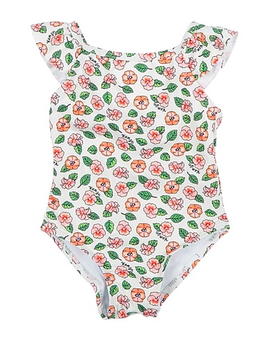 KENZO KIDS Badeanzug Cremeweiß 85% Polyamid, 15% Elastan
