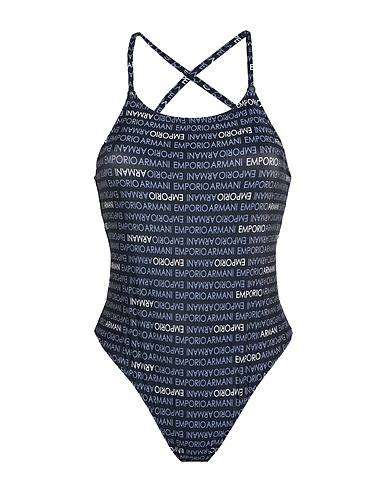 EMPORIO ARMANI One-piece swimsuits LADIES KNIT SWIMSUIT
 Navy blue 80% Polyamide, 20% Elastane