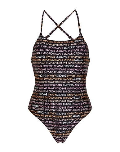 EMPORIO ARMANI Badeanzug LADIES KNIT SWIMSUIT
NERO 80% Polyamid, 20% Elastan