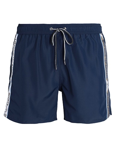 EMPORIO ARMANI Swim shorts MENS WOVEN BOXER
 Navy blue 100% Polyester