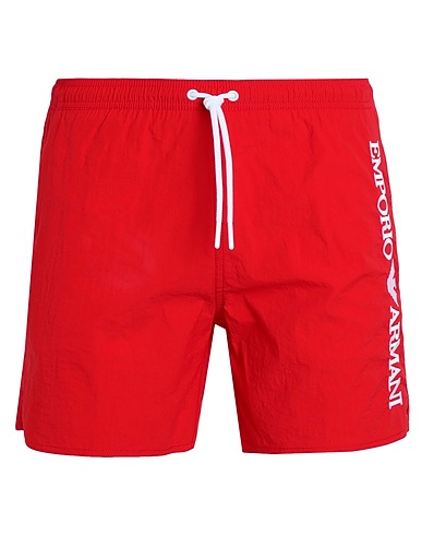 EMPORIO ARMANI Μαγιό βερμούδα MENS WOVEN BOXER
 Κόκκινο 100% Πολυαμίδη