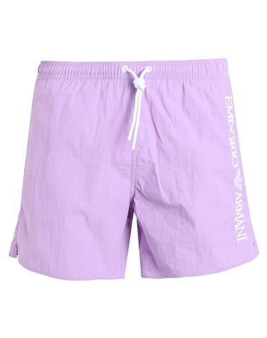 EMPORIO ARMANI Swim shorts MENS WOVEN BOXER
 Lilac 100% Polyamide
