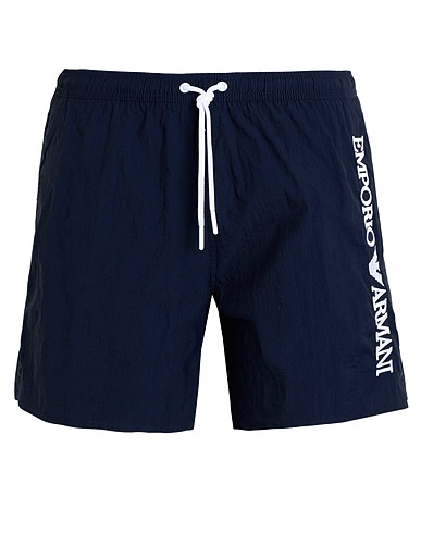 EMPORIO ARMANI Boxer MENS WOVEN BOXER
 Marineblau 100% Polyamid