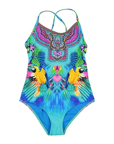 CAMILLA One-piece swimsuits Turquoise 78% Recycled nylon, 22% Elastane