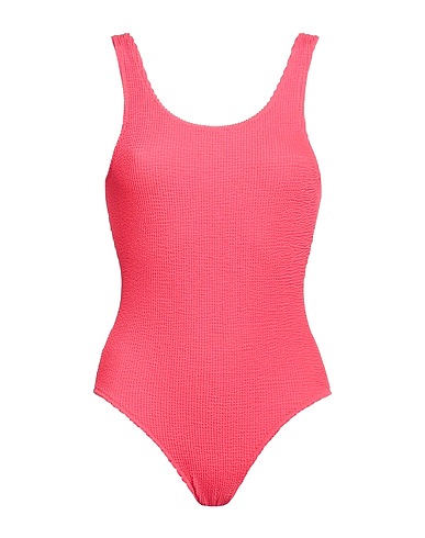 U.S.POLO ASSN. One-piece swimsuits Coral 95% Polyamide, 5% Elastane