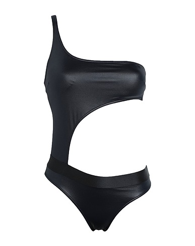 CALVIN KLEIN One-piece swimsuits Black 78% Polyamide, 22% Elastane