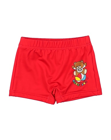 MOSCHINO BABY Шорты для плавания Красный 77% Полиэстер, 23% Эластан