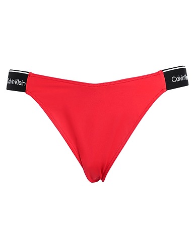 CALVIN KLEIN Bikini Red 78% Recycled nylon, 22% Elastane