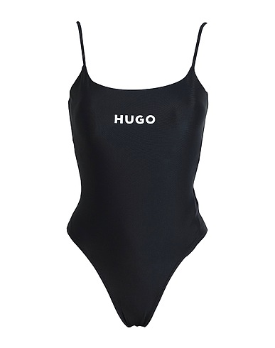 HUGO One-piece swimsuits Black 80% Recycled polyamide, 20% Elastane