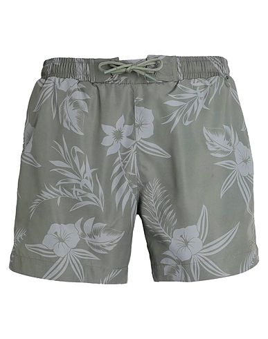 BOSS Swim shorts Sage green 100% Recycled polyester