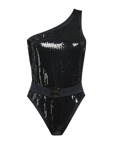 BALMAIN One-piece swimsuits Black 80% Polyamide, 20% Elastane